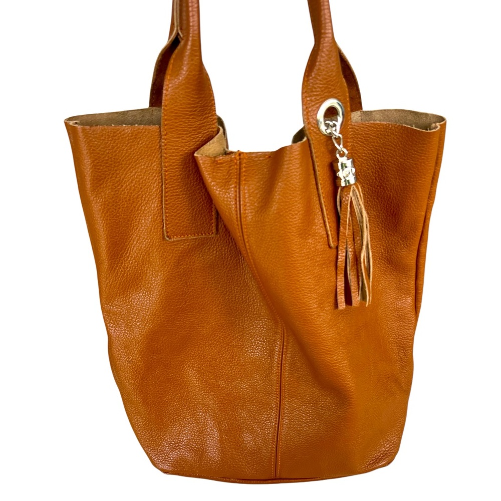 Genuine Leather Hobo Style bag with attached change purse